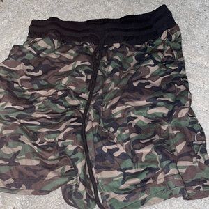 Camouflage shorts
